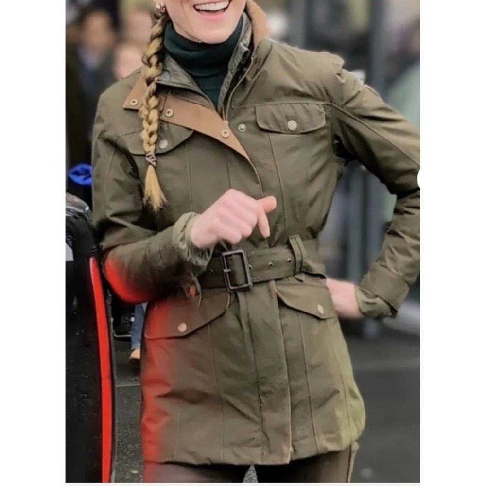 Dubarry Friel Goretex Utility Jacket in Green ASO Kate Middleton Uk 14 US 10